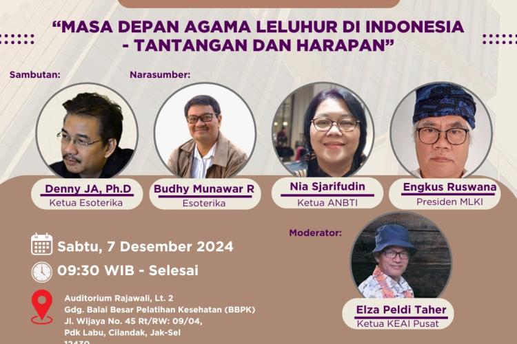 [ID] Masa Depan Agama Leluhur Di Indonesia, Tantangan Dan Harapan