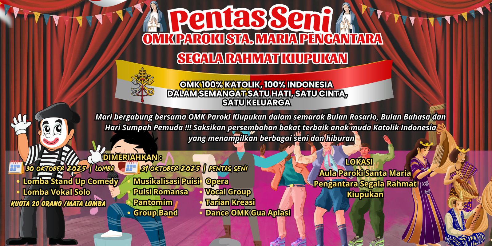 [ID] Pentas Seni OMK; Ruang Ekspresi Iman dan Budaya Kaum Muda Katolik Indonesia