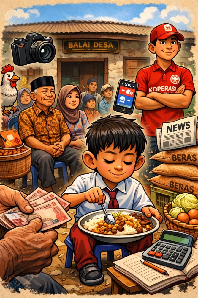 [ID] Antara Niat Baik dan Realitas Lapangan: Menimbang Program Makan Bergizi Gratis dan Koperasi Merah Putih