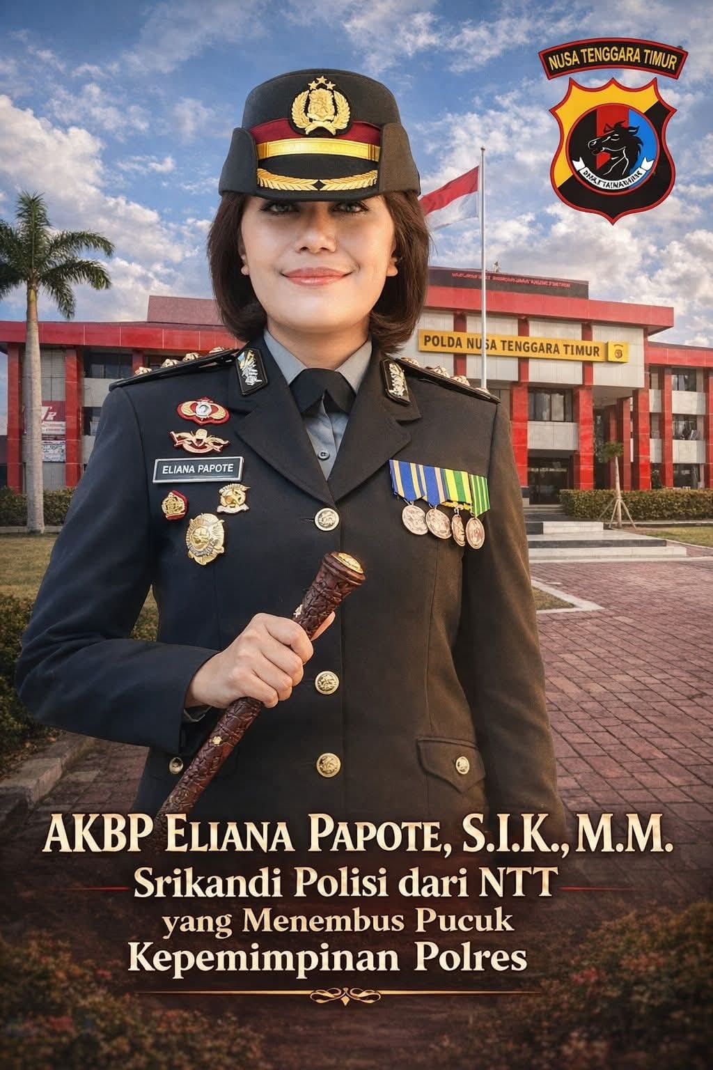 [ID] Dari Timur untuk Negeri: AKBP Eliana Papote Ukir Sejarah sebagai Kapolres TTU