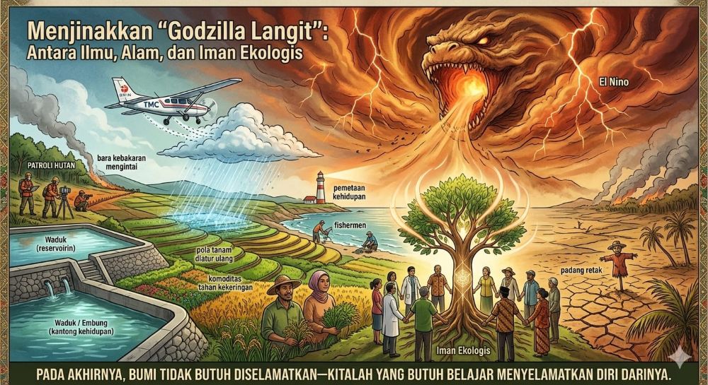 [ID] Menjinakkan Godzilla Langit : Antara Ilmu, Alam, dan Iman Ekologis