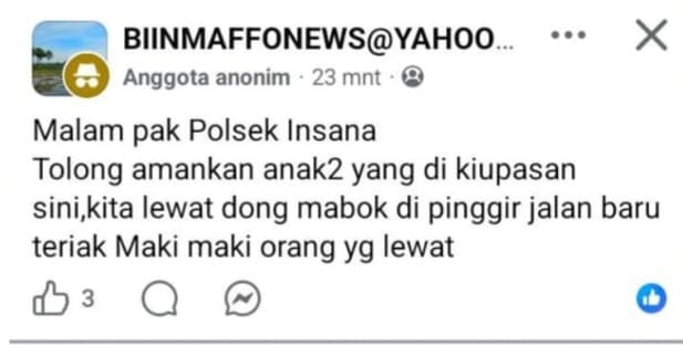 Kapolsek Insana Bantah Isu Mabuk dan Keributan di Kiupasan, Ajak Warga Bijak Bermedia Sosial!