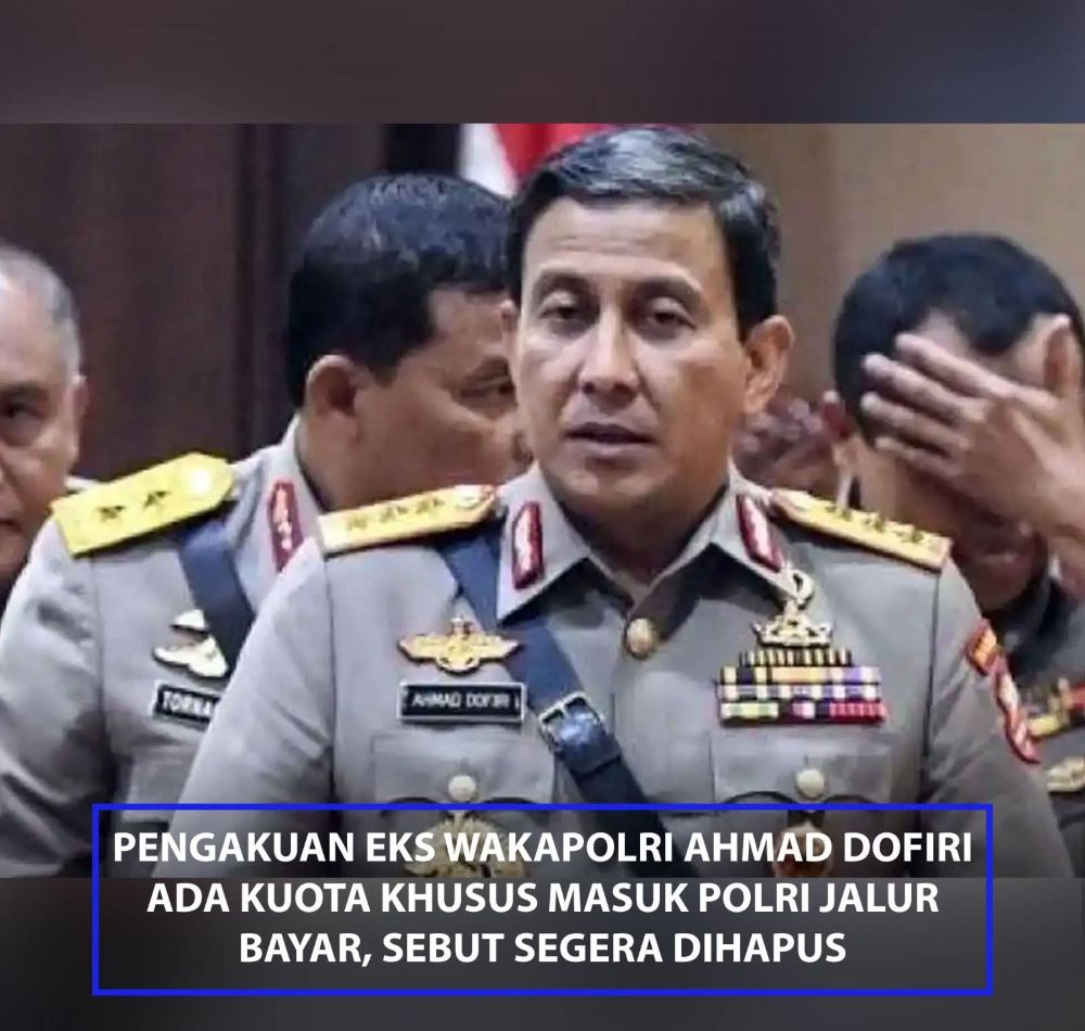 Eks Wakapolri Ungkap Praktik Jalur Berbayar Dalam Rekrutmen Polri